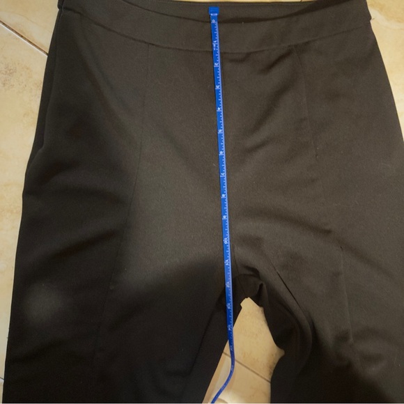 SHEIN Black Tailored Dress Pants w/ Front Slit – Size M - Picture 9 of 12